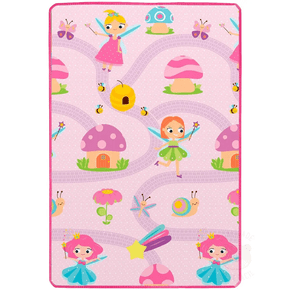 Tapete Infantil Dupla Face Impermeável Fadinhas Buba 