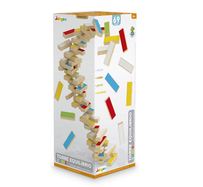 Torre Equilíbrio Cores 69 Peças Junges 