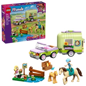 Trailer Com Égua E Potro Lego Friends