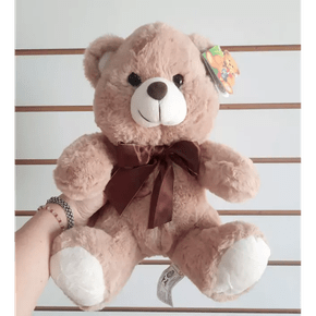 Urso de Pelucia Marrom 25 cm Fizzy Toys