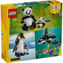 Animais Selvagens Família de Pandas Lego Creator 3 em 1