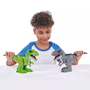 Ataque do Dinossauro T-Rex Robo Alive Verde Candide