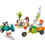 Aventura com Cães Surfistas e Motocicleta Lego Friends