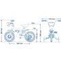 Bicicleta Aro 12'' Flower Nathor