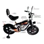 Bicicleta Aro 16 Chopper Fire Unitoys