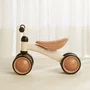 Bicicleta de Equilíbrio 4 Rodas Bege Buba