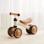 Bicicleta de Equilíbrio 4 Rodas Bege Buba