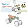 Bicicleta de Equilíbrio 4 Rodas Verde Buba
