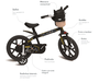 Bicicleta Infantil Aro 14" Batman Bandeirante 