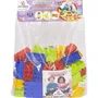 Blocos de Montar Mercoblocks 72 Peças Mercotoys Brinquedos 