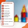 Blocos Magnéticos 32 Peças MagForma Steam Toy 
