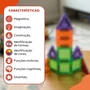 Blocos Magnéticos Mini 24 Peças MagForma Steam Toy