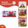 Blocos Magnéticos Mini 24 Peças MagForma Steam Toy