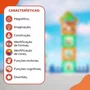 Blocos Magnéticos Zoológico 44 Peças MagForma Steam Toy 