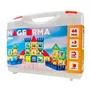 Blocos Magnéticos Zoológico 44 Peças MagForma Steam Toy 