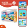 Blocos Magnéticos Zoológico 44 Peças MagForma Steam Toy 