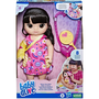 Boneca Baby Alive Dia de Cuidar da Bella Morena Vestido Rosa Hasbro
