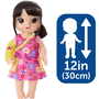 Boneca Baby Alive Dia de Cuidar da Bella Morena Vestido Rosa Hasbro