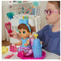 Boneca Baby Alive Sudsy Styling Morena Salão de Beleza de Espuma Hasbro