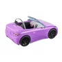 Boneca Barbie Com Carro Conversível Roxo Mattel