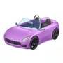 Boneca Barbie Com Carro Conversível Roxo Mattel