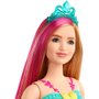 Boneca Barbie Dreamtopia Princesa Verde Água Mattel 