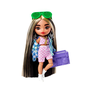 Boneca Barbie Extra Mini Roupa Xadrez Mattel