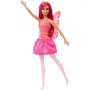 Boneca Barbie Fada Cabelo Pink Mattel