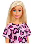 Boneca Barbie Fashion Loira Vestido Rosa Mattel