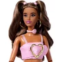 Boneca Barbie Fashionista Deluxe Style Top Rosa com Calça Mattel