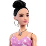 Boneca Barbie Fashionista Deluxe Style Vestido de Estrelas Mattel
