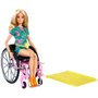 Boneca Barbie Fashionista Loira Cadeirante Mattel