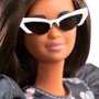 Boneca Barbie Fashionista Vestido Rastinhos Preto Mattel