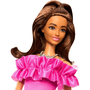 Boneca Barbie Fashionista Vestido Rosa #217 Mattel