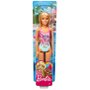 Boneca Barbie Loira Vestindo Maiô Floral Mattel