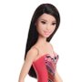 Boneca Barbie Morena Moda Praia Maiô Rosa Mattel