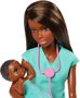 Boneca Barbie Pediatra Negra Mattel