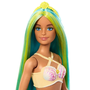 Boneca Barbie Sereia Cauda Verde Água Mattel
