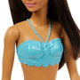 Boneca Barbie Sereia Morena com Cauda Azul Mattel 