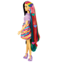 Boneca Barbie Totally Hair Morena Mattel