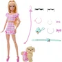 Boneca Barbie Twinning Looks Malibu e Cachorrinho Mattel 