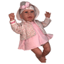 Boneca Bebê Reborn Miya com Tiara Cotiplás