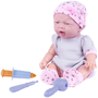 Boneca Bebê Sweet Reborn Primeira Vacina Cotiplás