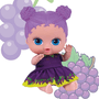 Boneca Coleção Frutinha Uva Cotiplás