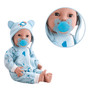 Boneca Diver New Born Brincando de Pijama Menino Divertoys