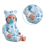 Boneca Diver New Born Brincando de Pijama Menino Divertoys
