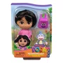 Boneca Mini Dora Aventureira Com Mochila E Macaco Sunny