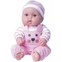 Boneca My Sweet Love Menina Macacão Rosa Cotiplás
