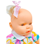 Boneca Nenezinho Branco Vestido Colorido Estrela