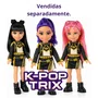 Boneca Sora Rosa Estilo Fashion e Acessórios K-Pop Trix Gold Pupee